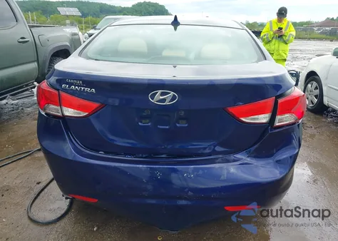 2013 Hyundai Elantra Gls from USA, damaged, VIN 5NPDH4AE7DH449986